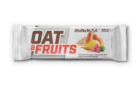 Biotech Oat and Fruits zabszelet  70g joghurtos körte-málna 