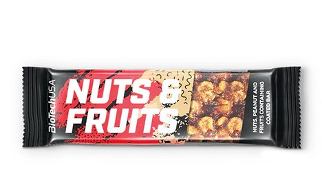 Biotech Nuts and Fruits müzliszelet 40g