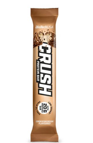 Biotech Crush Bar 64g cookies&cream fehérjetartalmú szelet
