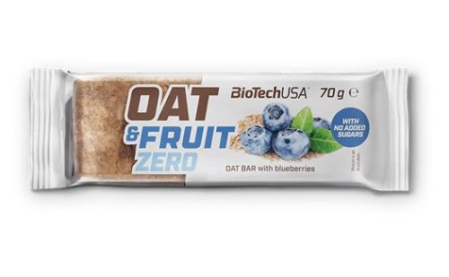 Biotech Oat and Fruit Zero zabszelet 70g áfonya