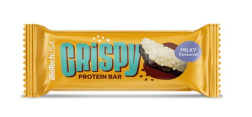 Biotech Crispy Protein Bar fehérjeszelet  40g tejes