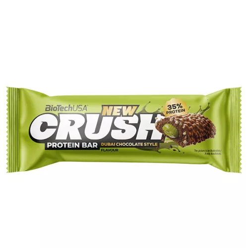 Biotech Crush Bar 45g dubai csokoládé stílusú fehérjetartalmú szelet