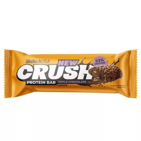   Biotech Crush Bar 45g tripla csokoládé fehérjetartalmú szelet
