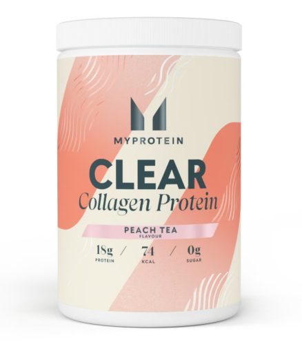 Myprotein Clear Collagen kollagén por barackos tea 630 g