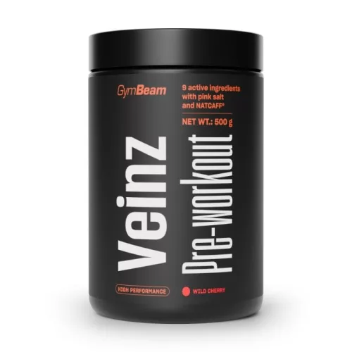 GymBeam Veinz pre-workout 500 g - wild cherry