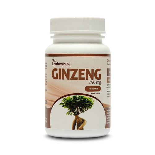 Netamin Ginzeng 250 mg tabletta - 40 tabletta