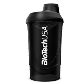Biotech Keverőpalack Wave 600ml fekete-füst shaker