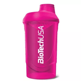 Biotech Keverőpalack Wave 600ml magenta shaker