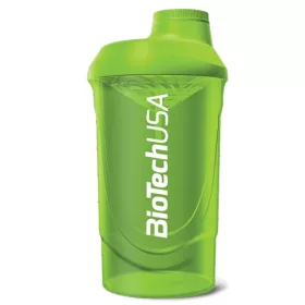 Biotech Keverőpalack Wave 600ml zöld shaker