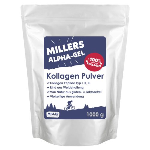 Millers Alpha Gél 100% tiszta marha kollagén por 1 kg
