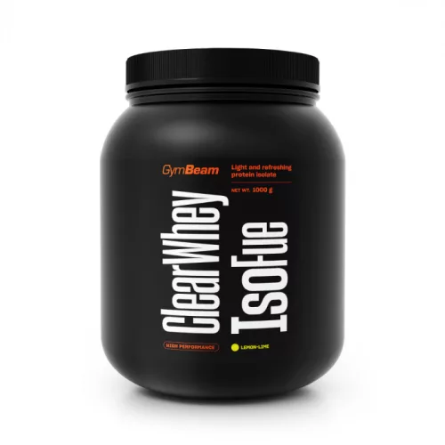 GymBeam Clear Whey IsoFue fehérjeizolátum 1000 g - citrom-lime