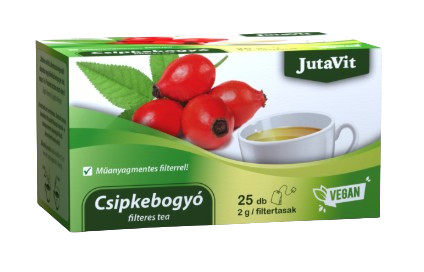 JutaVit Csipkebogyó filteres tea 25 db