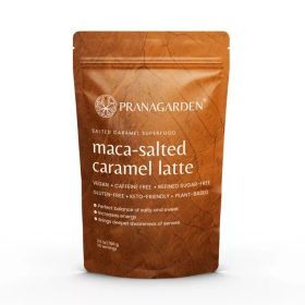 Pranagarden Maca-Sós karamell Latte italpor 100 g