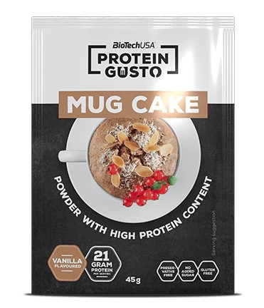 Biotech Protein Gusto Mug cake 45g vanília süteménypor