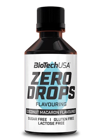 Biotech Zero Drops ízesítőcsepp 50ml kókusz macaron