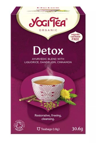 Yogi bio Detox tisztító tea 17 x 1,8g