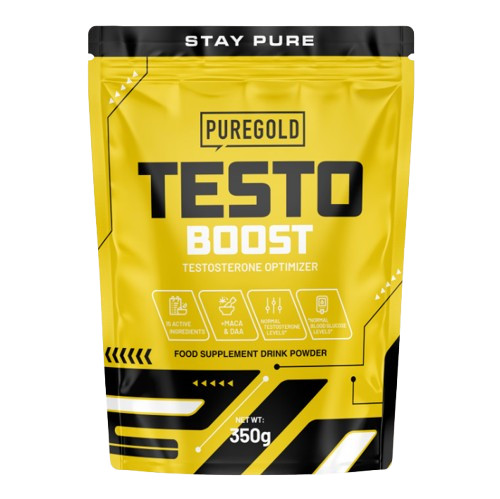 Pure Gold Testo Boost tesztoszteronszint optimalizáló italpor 350 g - Mangó