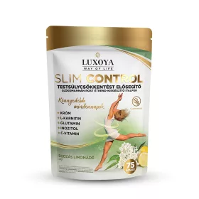   Luxoya Slim Control Testsúlycsökkentést elősegítő Glükomannán por 300 g - Bodzás Limonádé