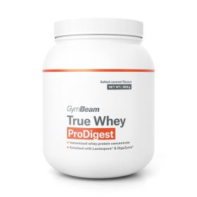   GymBeam True Whey Prodigest tejsavófehérje 900 g - sós karamell
