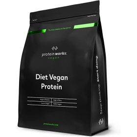   Protein Works Diet Vegan Protein fehérjepor 500 g - vanília krém