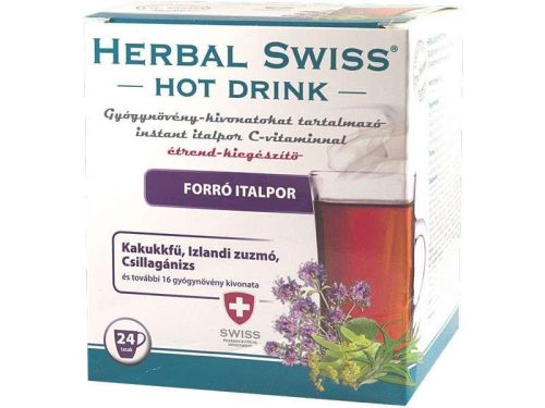 Herbal Swiss Hot drink gyógynövényes forró italpor 24 db