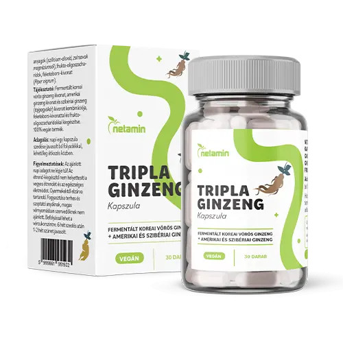 Netamin Tripla Ginzeng étrend-kiegészítő kapszula 30 db