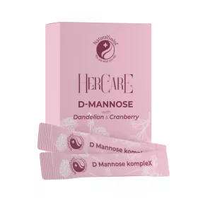   Naturalswiss HerCare D-mannose ​gyermekláncfűvel és tőzegáfonyával 15 tasak