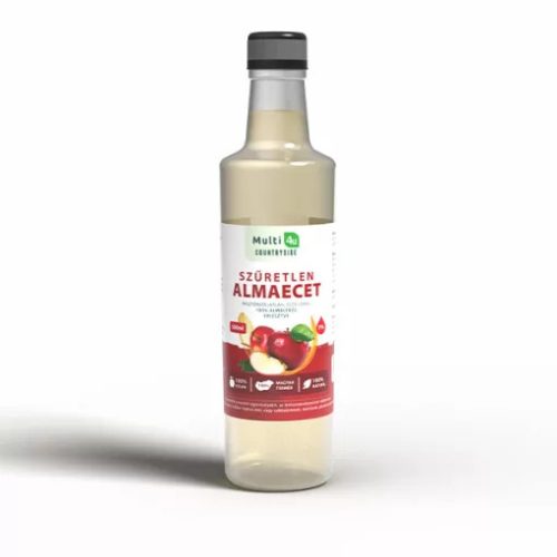 Multi 4U szűretlen almaecet 500 ml
