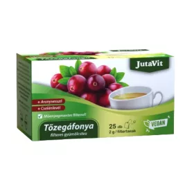 JutaVit Tőzegáfonya filteres gyümölcstea 25 db
