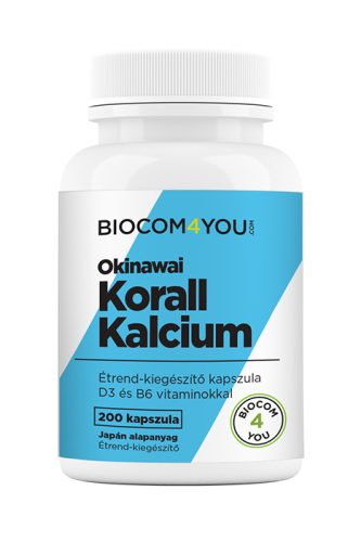 Biocom Okinawai korall kalcium kapszula 200 db