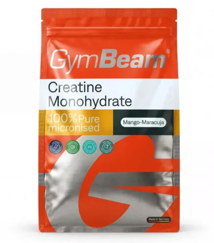 GymBeam 100% kreatin-monohidrát 750 g - mangó-maracuja