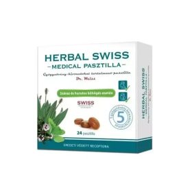 Herbal Swiss Medical gyógynövényes pasztilla 24 db