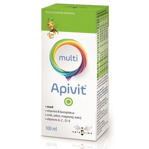 Apipharma Apivit Multi Mézes Multivitamin 100 ml