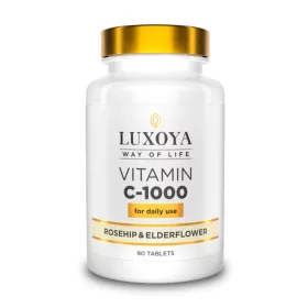   Luxoya Vitamin C -1000 magas dózisú C-vitamin Csipkebogyóval 90 db 
