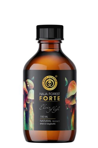 Naja Forest Forte Elixir Reishi, Astragalus, Acerola, Q10 tartalmú étrend-kiegészítő 150 ml