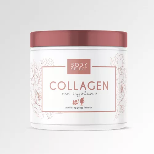 Body Select kollagén italpor hialuronsavval 300 g - vaníliás tojáslikőr