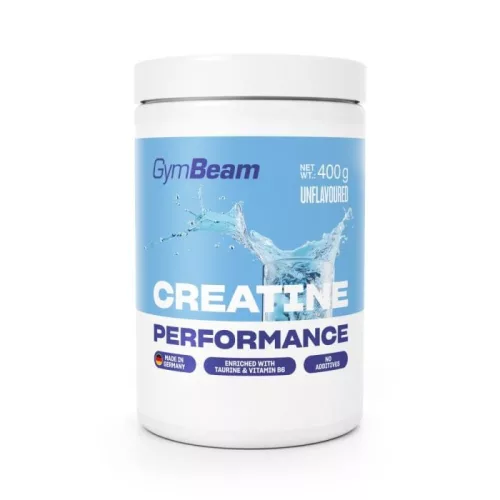 GymBeam Creatine monohydrate+ kreatin taurinnal és B6-vitaminnal 400 g - ízesítetlen