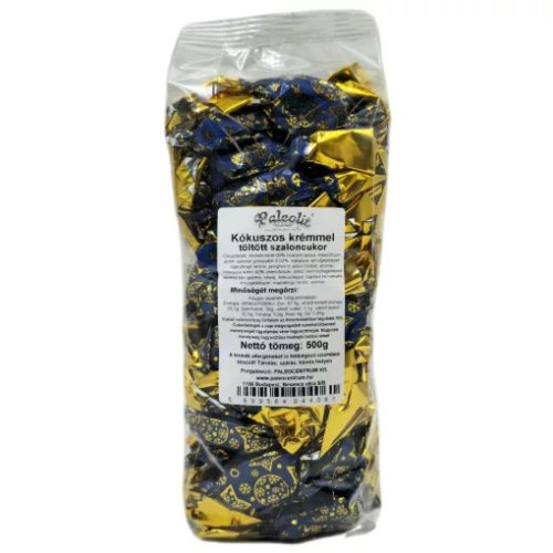 Paleolit kókuszos krémmel töltött szaloncukor 500 g (lejárat2025.02.28.)