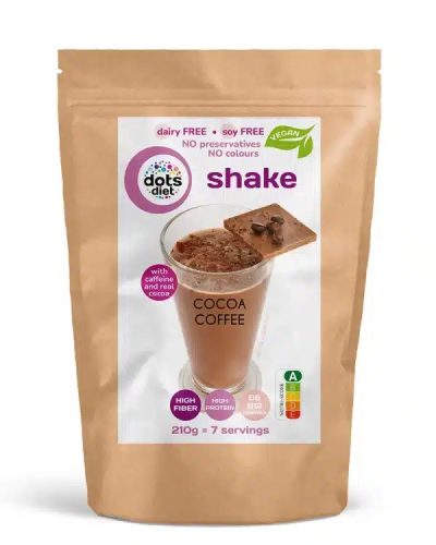 DotsDiet Diétás Kakaós-Kávés ízű shake 210g