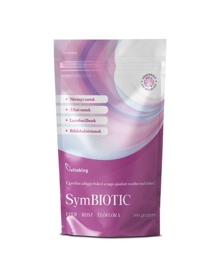 Vitaking SymBIOTIC élőflórát és élelmi rostokat tartalmazó italpor 390g