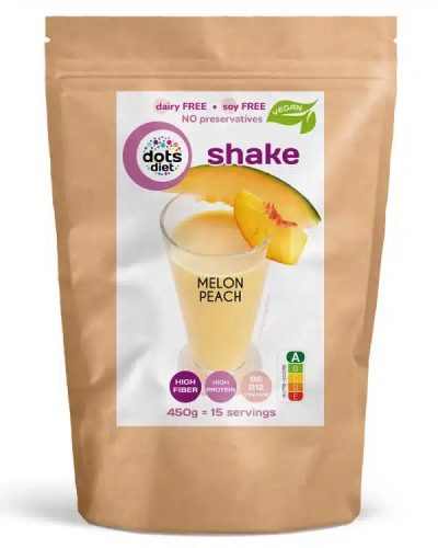 DotsDiet Diétás Sárgadinnyés-Barackos ízű shake 450g 