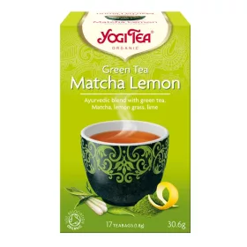 Yogi bio zöld tea matcha-citrom 17 x 1,8g