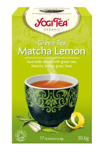 Yogi bio zöld tea matcha-citrom 17 x 1,8g