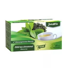 JutaVit Zöld tea citrommal filteres tea 25 db