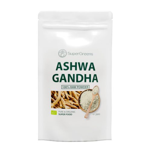 SuperGreens Bio Ashwagandha por 200 g