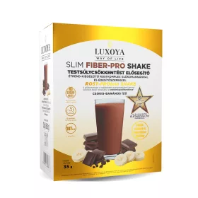 Luxoya Slim Fiber-Pro Shake 6x35 g - Csokis-banános