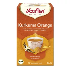 Yogi bio Kurkuma narancs tea 17 x 2g