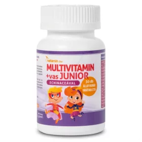   Netamin Multivitamin+vas JUNIOR rágótabletta Echinaceával 30 tabletta
