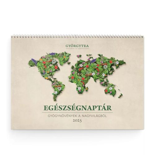 Györgytea egészségnaptár falinaptár 2025