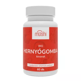 Mushi Bio Cordyceps Hernyógomba kivonat kapszula 60 db